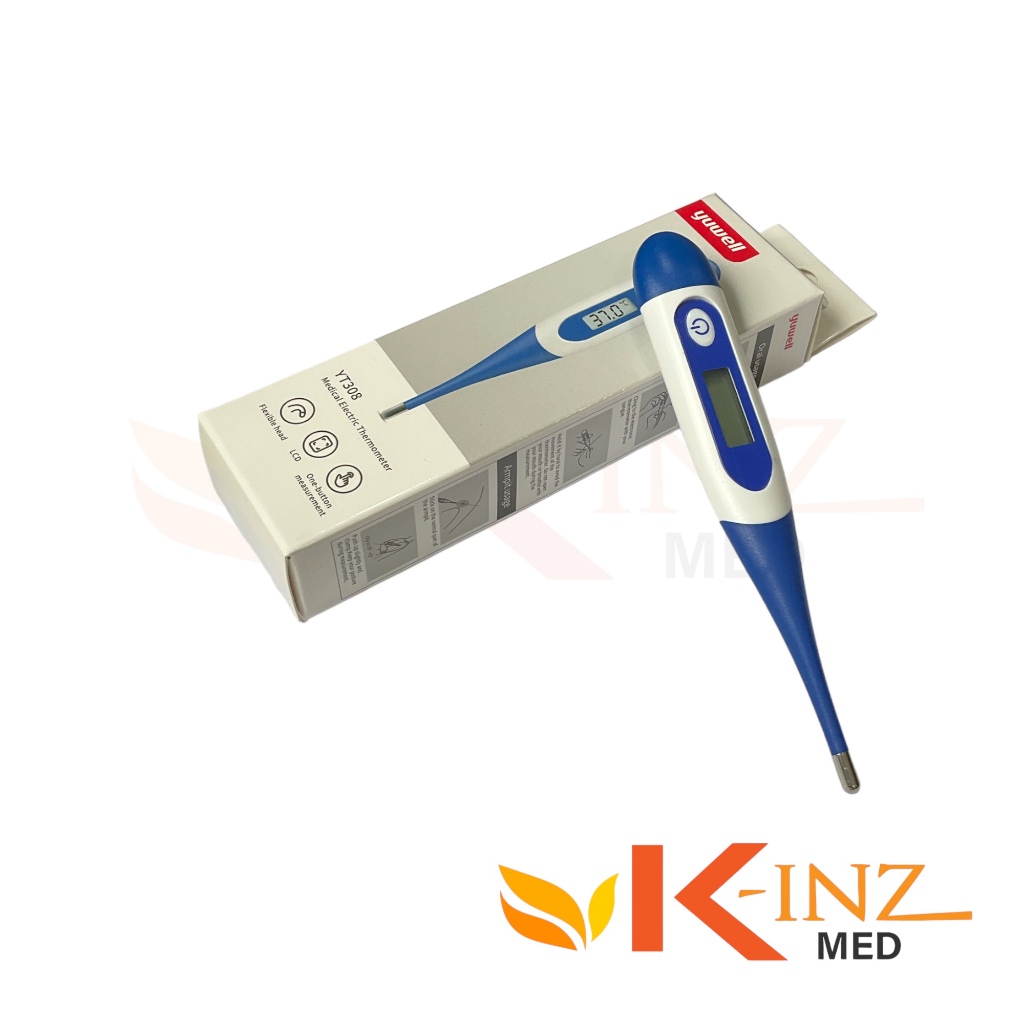 ปรอทวัดไข้ดิจิตอล Digital Thermometer ยี่ห้อ yuwell รุ่น YT308