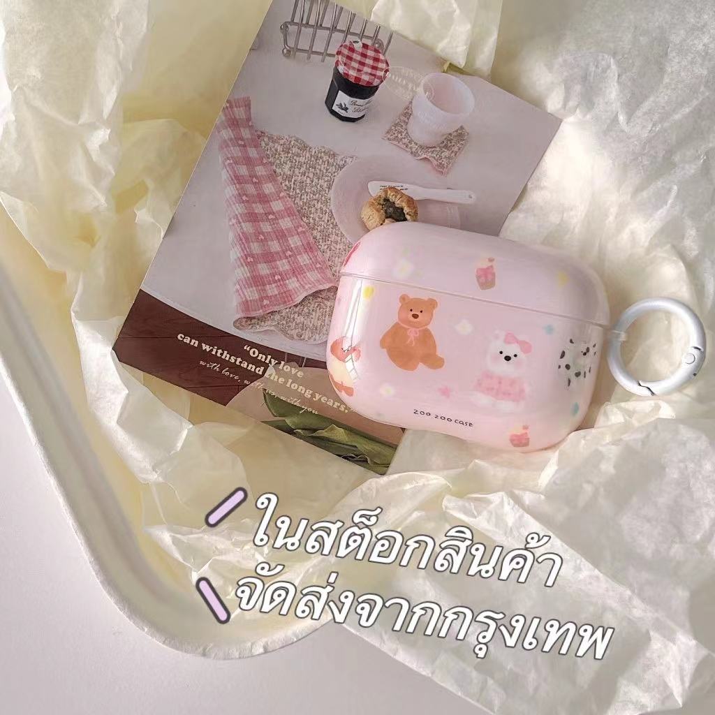 พร้อมส่งในไทย เคส for Airpods 3 2 1 Soft Case Airpods pro pro2 น่ารัก ซิลิโคนนิ่ม การป้องกันการตก Airpod gen3 gen2