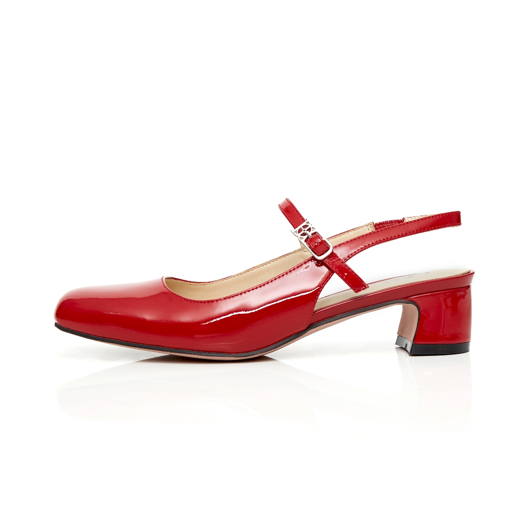 O&B รองเท้าหนังวัว รุ่น SUSANNE HEELS IN ORIGINAL RED-11208SP16221F_U4REXX