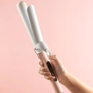 เครื่องม้วนผมเทคโนโลยี Ceramic Tourmaline Cupicute Salon Curling Iron Model JMF - ET9916