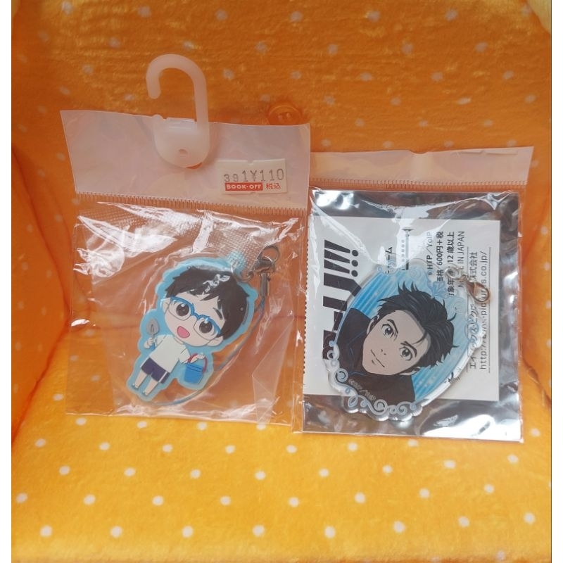 (ขายคู่)พวงกุญแจ + จี้ห้อย ยูริ Yuuri Katsuki - yuri on ice ลิขสิทธิ์แท้