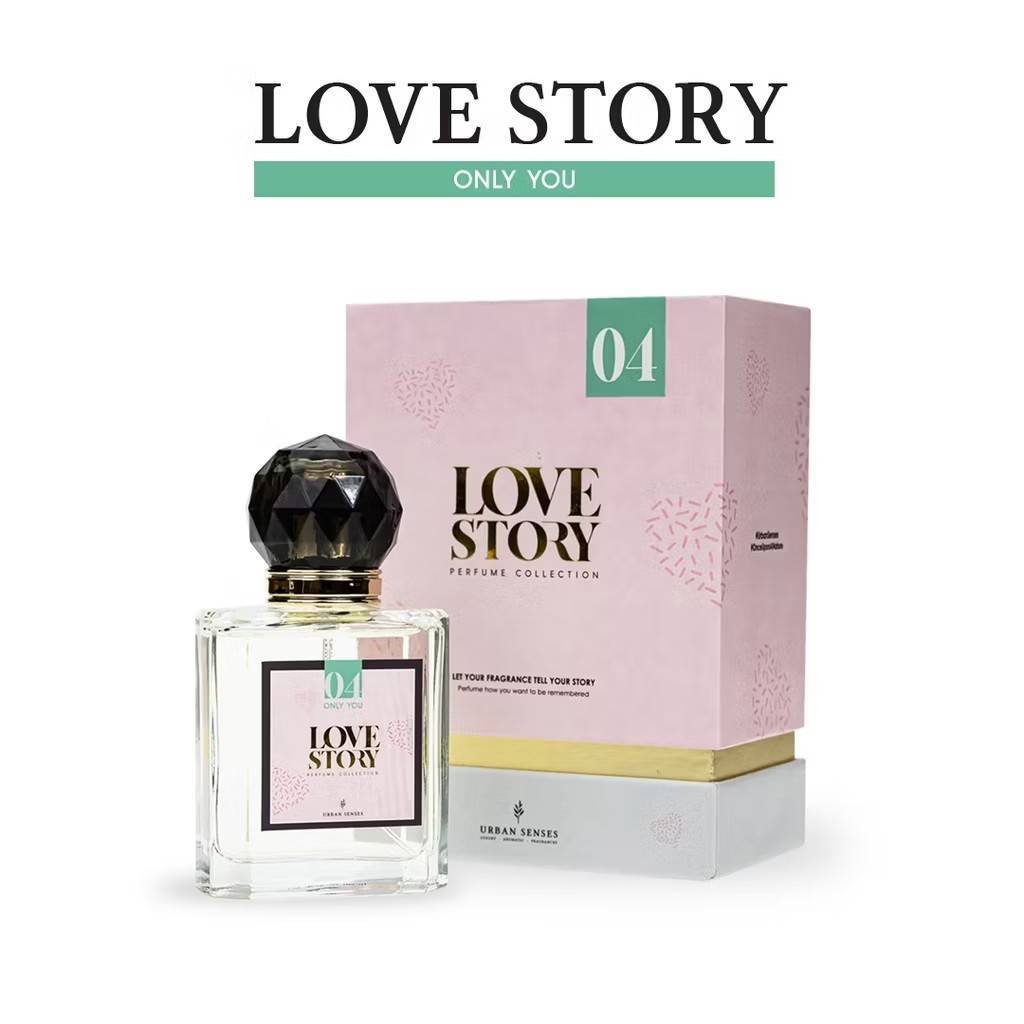 น้ำหอมผู้หญิง URBAN SENSES Love Story Perfume Collection - กลิ่น 04 ONLY YOU 50 ml. กลิ่นหอมสดชื่น