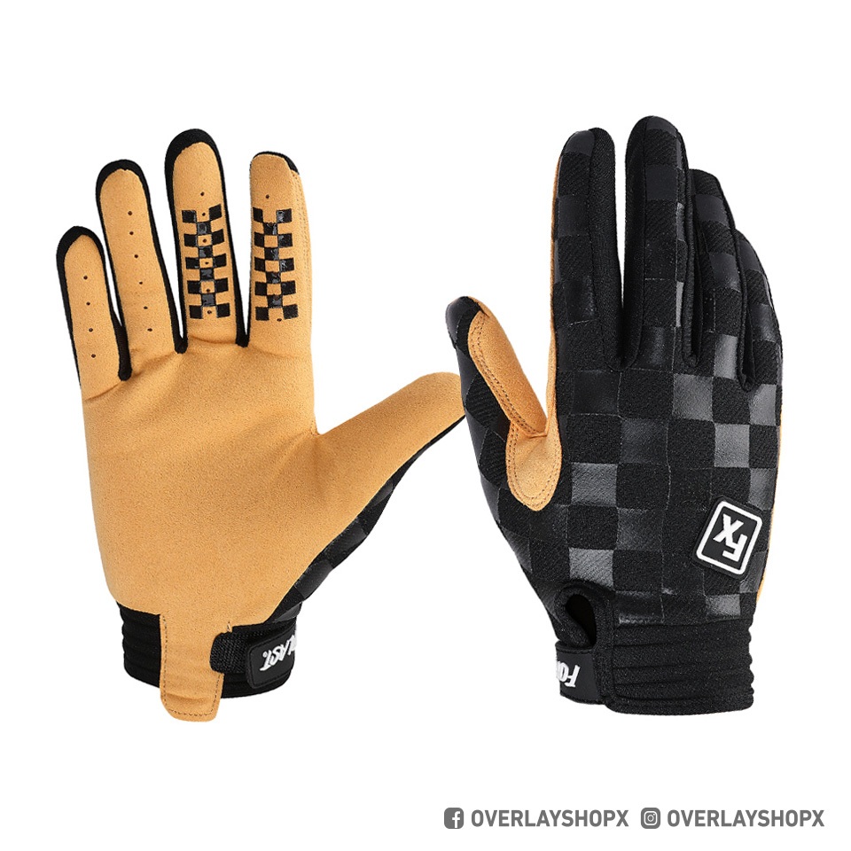 ถุงมือมอเตอร์ไซค์ ถุงมือผ้า NYLON GLOVES แนววินเทจ