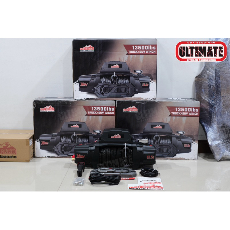 New Model Topspeed Winch XBV 13500 ปอนด์ แบบเชือก วิ้นซ์ไฟฟ้า รอกไฟฟ้า