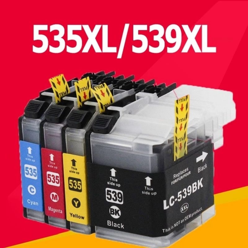 หมึกเปลี่ยน LC-539XL/ LC-535XL สำหรับBrother  DCP-J100 DCP-J105 MFC-J200