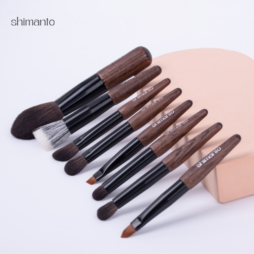Make up brush set เซ็ตแปรงแต่งหน้า 9 ชิ้น  ขนแปรงนิ่ม แถมฟรีกระเป๋าสำหรับเก็บแปรง