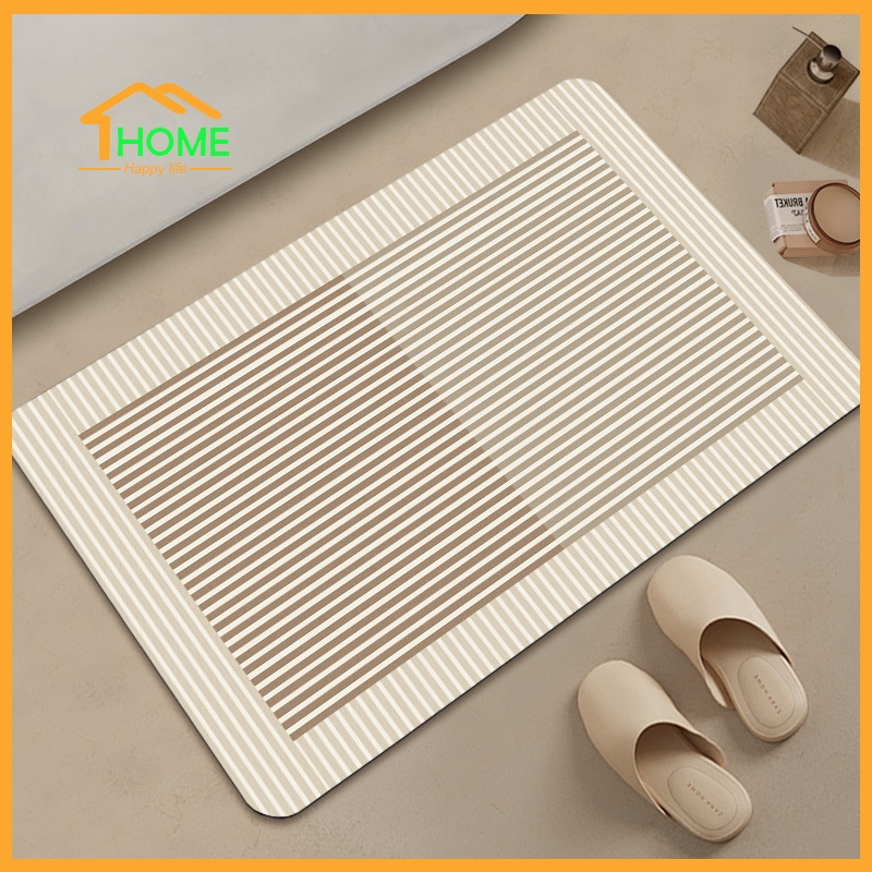 Happylife 40*60ซม. พรมปูพื้นห้องพรมเช็ดเท้าน่ารักๆ เหมาะสำหรับปูพื้นในห้องครัว ห้องน้ำ ใช้ดักฝุ่น