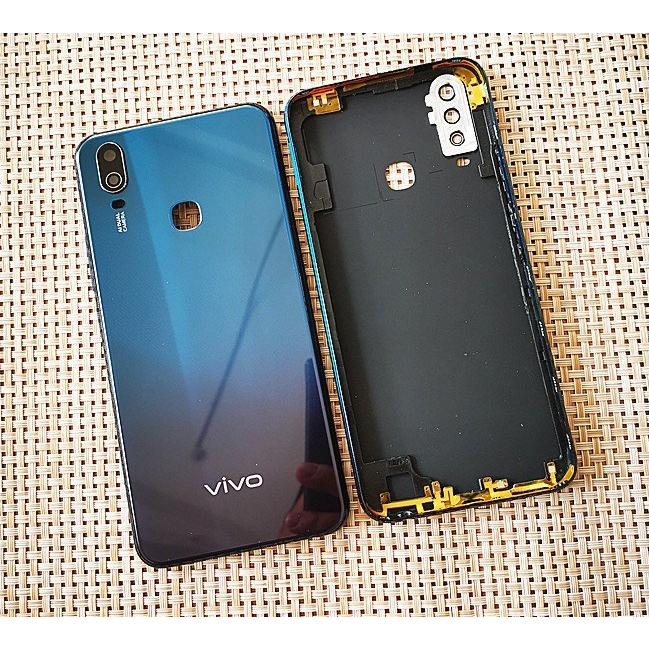 ฝาครอบแบตเตอรี่ด้านหลัง คุณภาพสูง สําหรับ VIVO Y11 (2019) Back Cover vivo Y11 ฝาหลัง รวมถึงปุ่มสวิตช