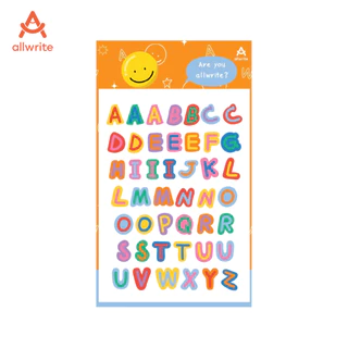 allwrite สติ๊กเกอร์ตัวอักษรภาษาอังกฤษ ABC AW272
