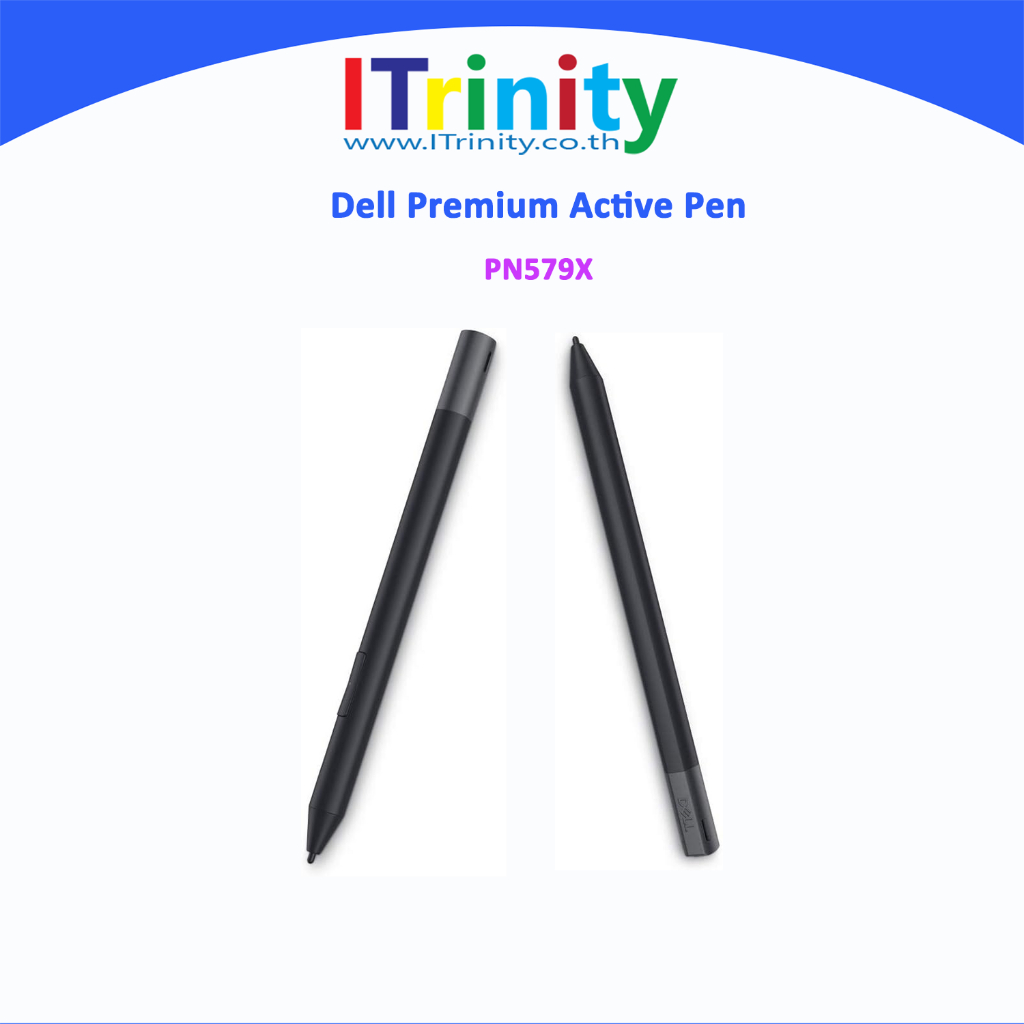 Dell Premium Active Pen PN579X – 750-ABHE เดลล์ ปากกาสไตลัส สำหรับคอมพิวเตอร์พกพา โน้ตบุ้ค จอทัชสกรีน รับประกัน 1 ปี