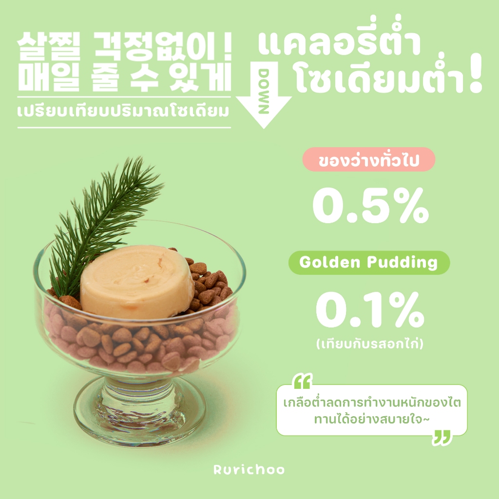 \ พร้อมส่ง! / 🍮 Golden Pudding (Salmon&Tuna) อาหารเปียก อาหารว่าง สุนัขและแมว 🇰🇷 นำเข้าจากเกาหลี 💯% - รูปที่ 5