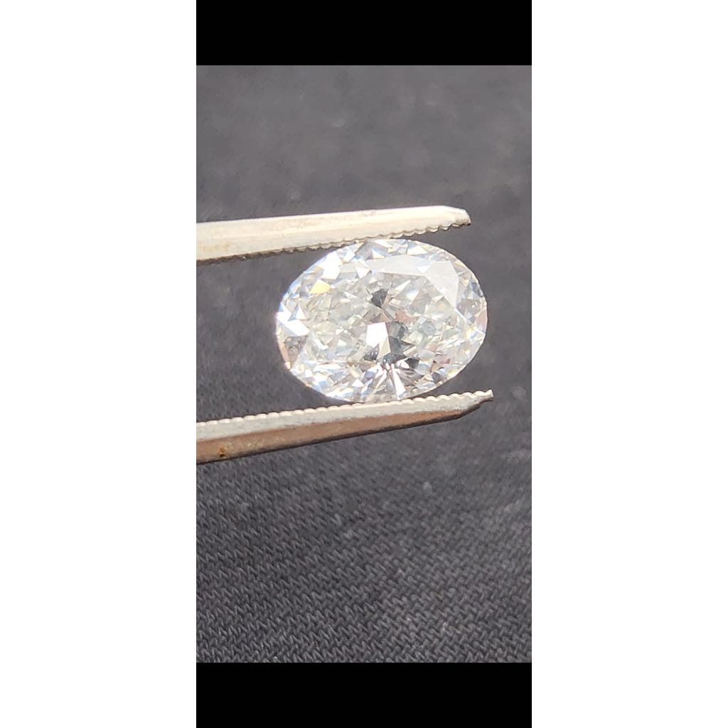 เพชร Oval Lab Diamond 1.53 ct D VS2 น้ำ 100 พร้อมใบเซอร์ IGI