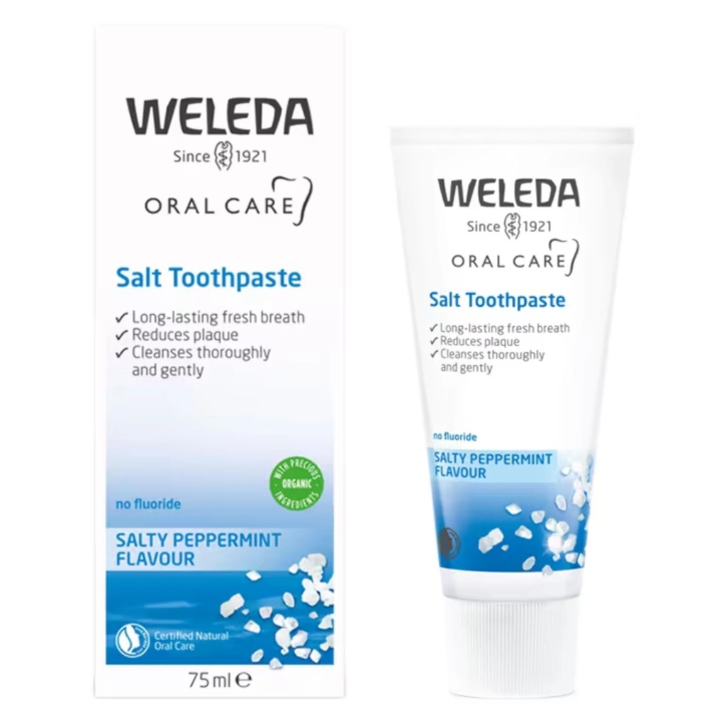 พร้อมส่ง ของแท้ Weleda Toothpaste 75ml (Salt/Ratanhia/Plant/Calendula)
