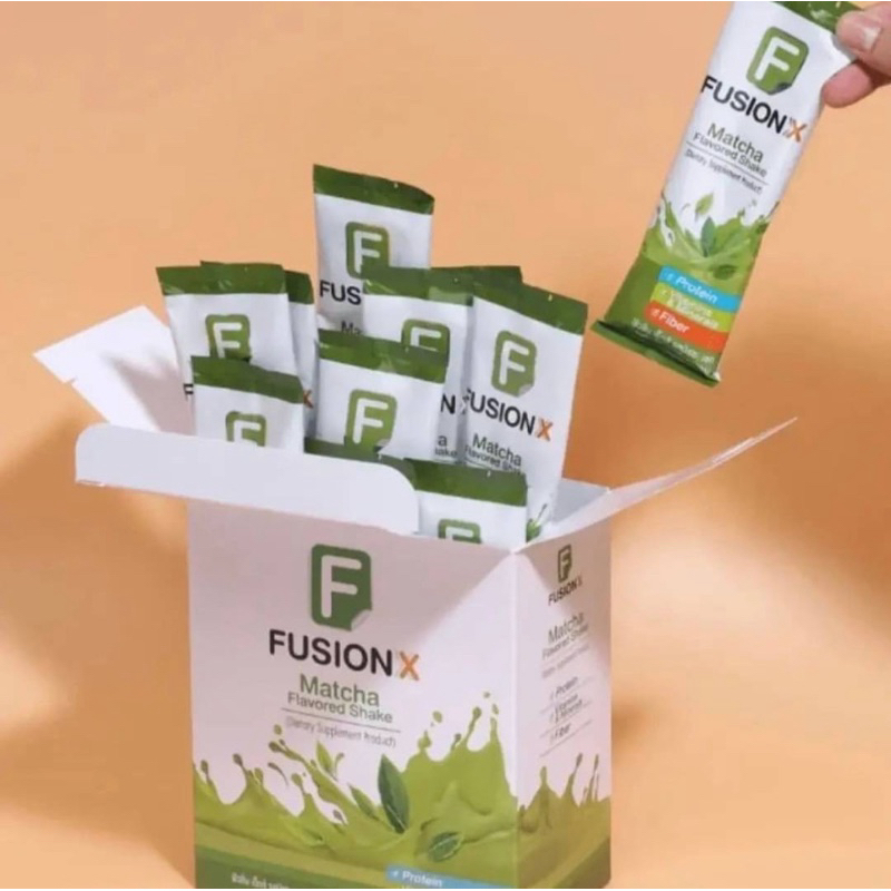 ฟิวชั่น (Fusion X) รสมัจฉะ​ 🍵ลดน้ำหนัก​/คุมหิว​/โปรตีน​/เพิ่มกล้ามเนื้อ