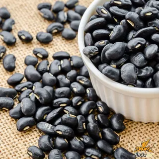ถั่วดำดิบญี่ปุ่น 500 กรัม ตราเสือบิน | (Black Beans)