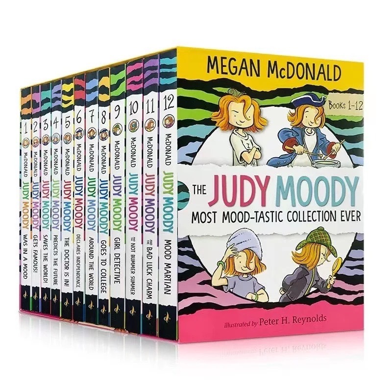 (พร้อมส่ง) The Judy Moody 1 เซท มี 12 เล่ม หนังสือนิทานภาษาอังกฤษ
