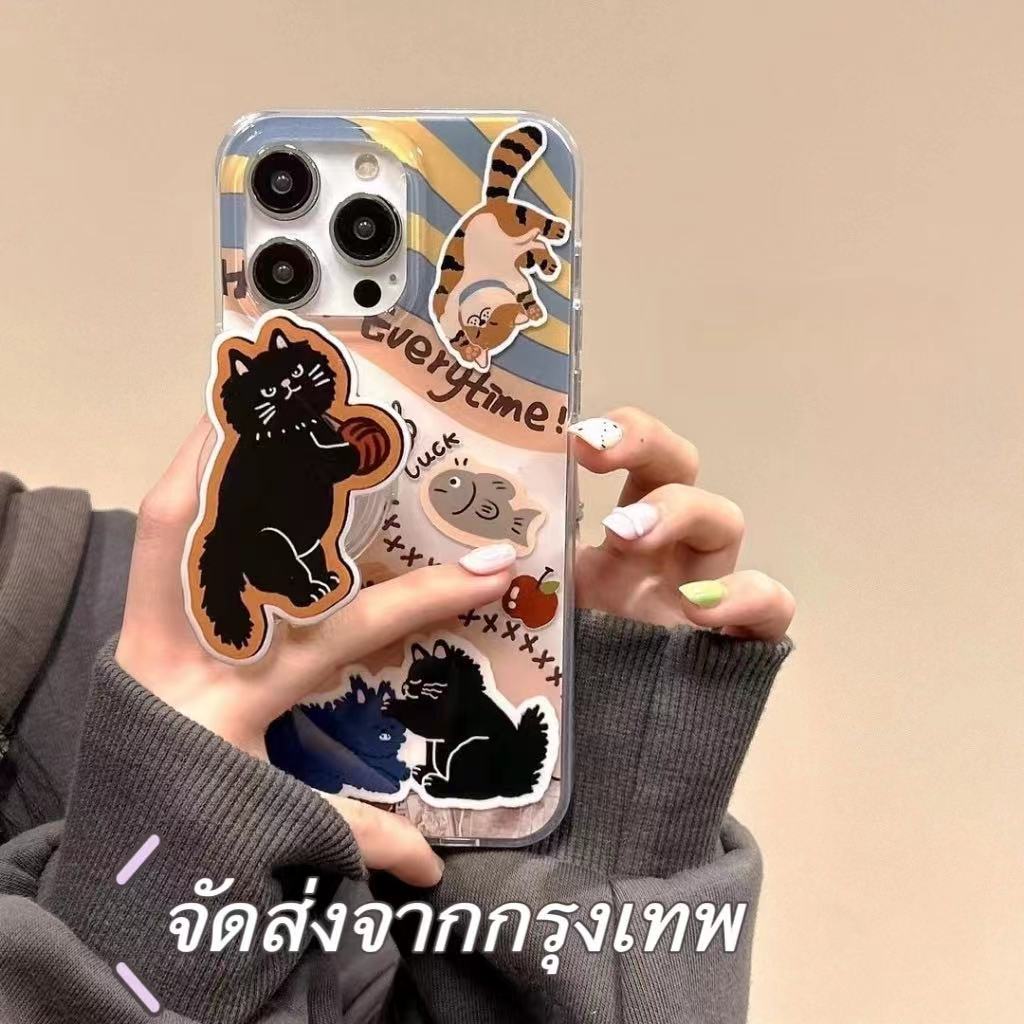 ส่งจากไทยใน24ชม. เคสไอโฟน 15 14 13 12 11 Pro Max เคส for iPhone 15 Griptok พกง่ายๆ การป้องกันการตก Case