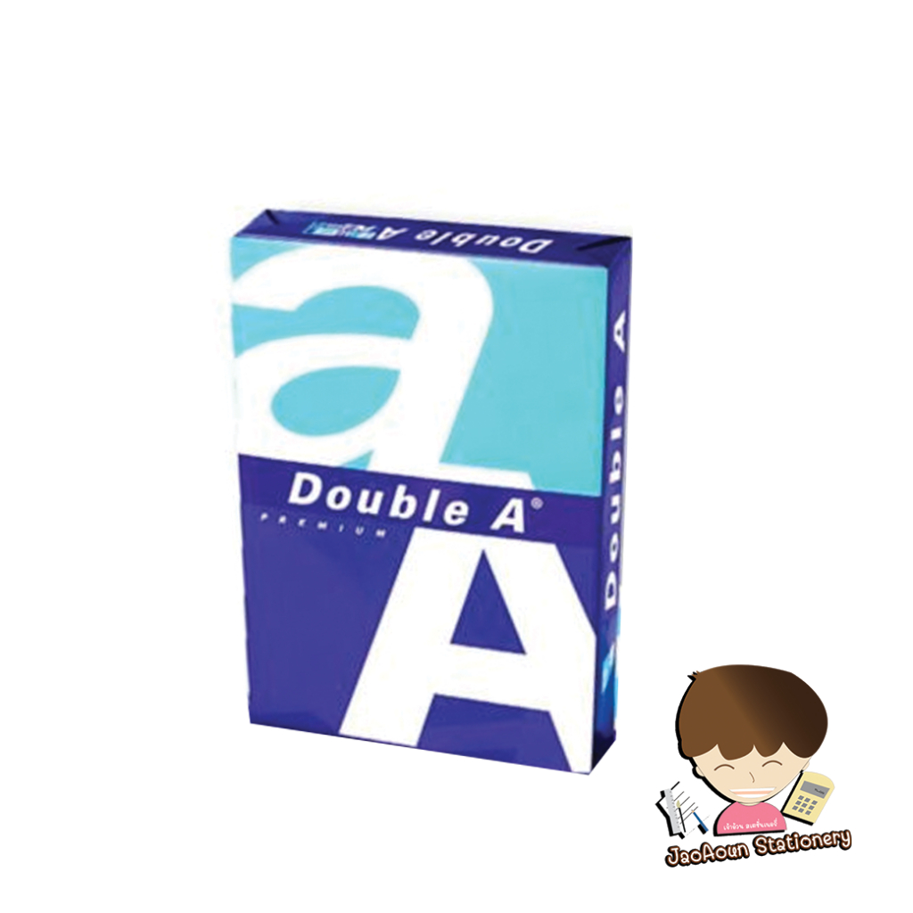 กระดาษถ่ายเอกสาร A4 DOUBLE A  80แกรม (1รีม/500แผ่น )
