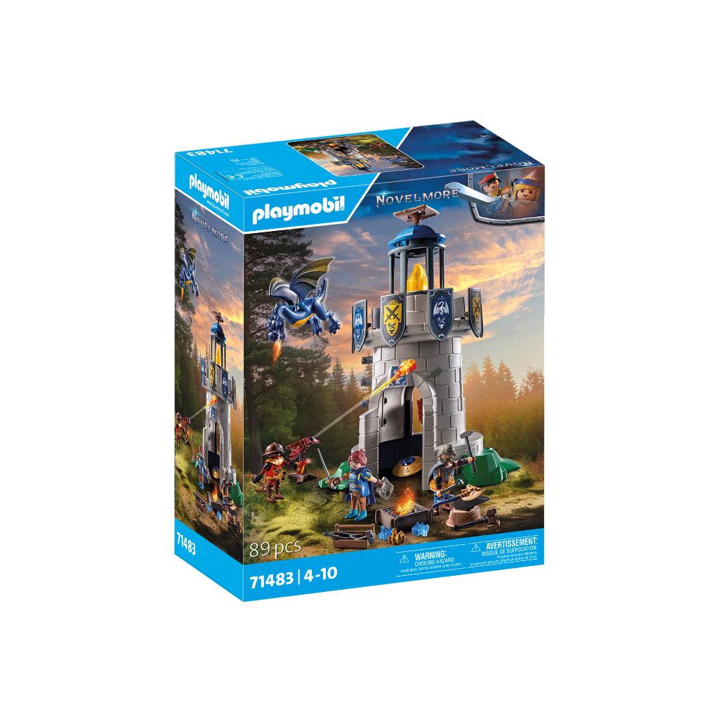 Playmobil 71483 Novelmore VIII Knights tower with blacksmith แอคชั่นฟิกเกอร์ โนเวลมอร์ หอคอยอัศวินกับช่างตีเหล็กและดราโก