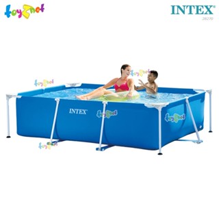 Intex สระน้ำเฟรมพูลสี่เหลี่ยม 2.2x1.5x0.6 ม. รุ่น 28270