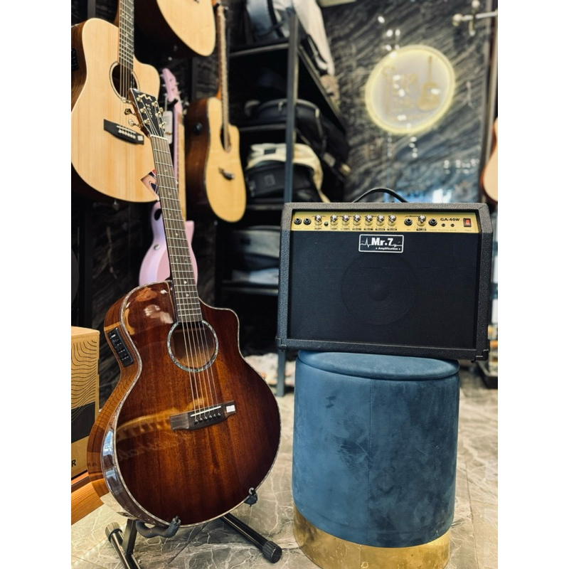 ตู้แอมป์กีต้าร์ mr7 GA40wขนาด 40วัต มี เอฟเฟค 3อย่างในตัว เสียงแตก ดีเลย์ รีเวิฟ โมสมิวสิค