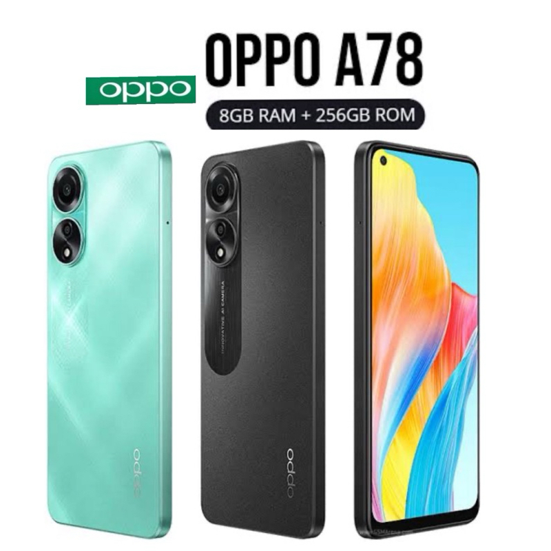 Oppo A78 4G/5G(Ram8/Rom256GB)เครื่องแท้ศูนย์ เครื่องใหม่เคลียร์สต๊อก