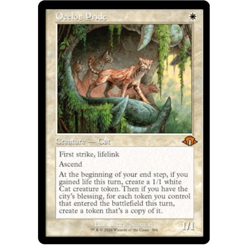 Modern Horizons 3 Variants: Ocelot Pride (0394 - Retro Frame)