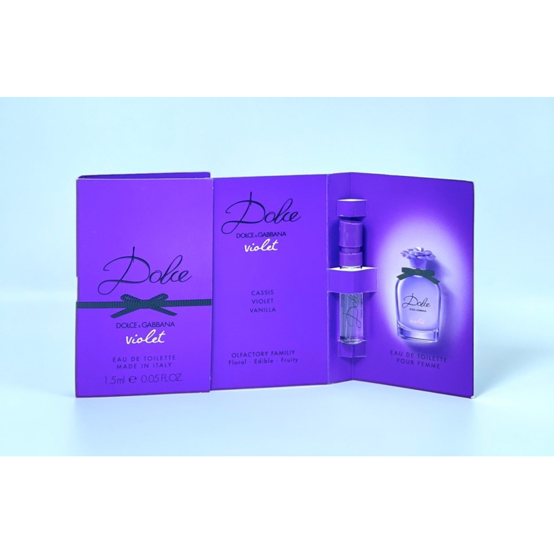 Vial DOLCE & GABBANA Dolce Violet EDT 1.5 ml น้ำหอมชนิดพกพา ไวออลแท้