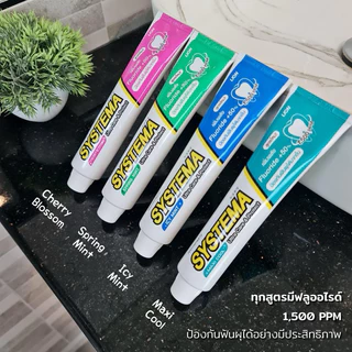 🪥 ยาสีฟัน SYSTEMA care&protect ซิสเท็มมายาสีฟัน แคร์&โพรเทคส์ ขนาด 140 กรัม ทั้ง 4 สูตร