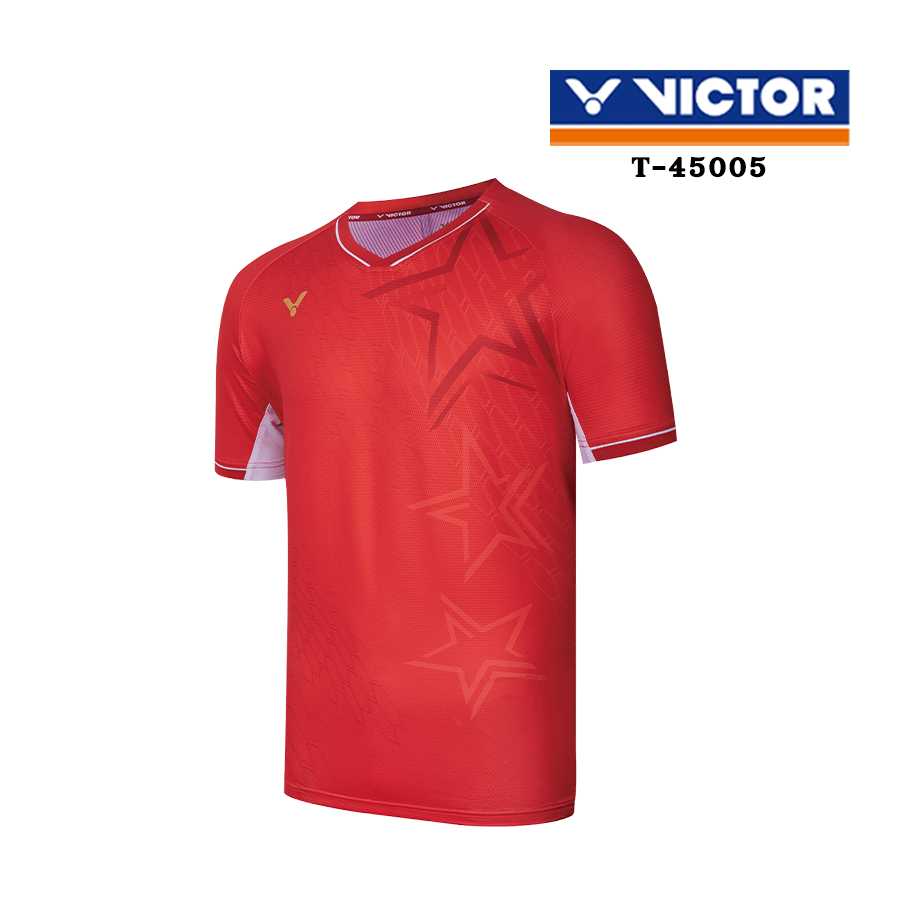 VICTOR เสื้อกีฬาแบดมินตัน แขนสั้น รุ่น T-45005 ราคา ถูกที่สุด ดีลบีเคเค รูปภาพหลัก