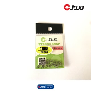 JOJO กิ๊บUL คล้องเหยื่อปลอม Quick snap งาน UL เบอร์ 00 และ 000 กิ๊บเล็ก กิ๊บจิ๋ว ซองละ 20 ตัว UL snap ultralight fishing