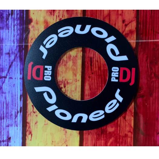 Skin jog สีดำด้าน ลาย pioneer dj Size L แผ่นกันรอย ddj1000 ,ddj1000srt cdj800 cdj 850 FLX6