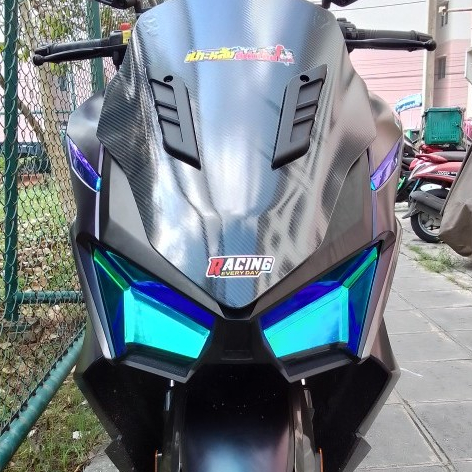 ฟิล์มแต่งไฟหน้า ไฟเลี้ยว ไมล์ รวม 9 ชิ้น GPX Drone150 2020 งานออกแบบเข้ารูป เพิ่มความสวยโดดเด่นให้รถ