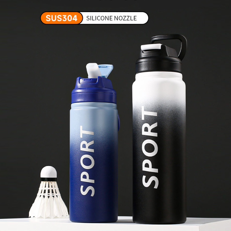 เเก้วพกพา กระบอกน้ำเก็บความเย็น/ความร้อน กระติกน้ำ ขวดน้ำ 600ML ฉนวนเก็บความเย็น 316 กระบอกใหญ่เก็บอ