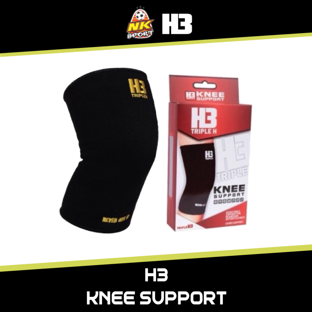 H3 SPORT ซัพพอร์ทหัวเข่า รุ่นKNEE SUPPORT ที่รัดหัวเข่า ขนาดฟรีไซส์
