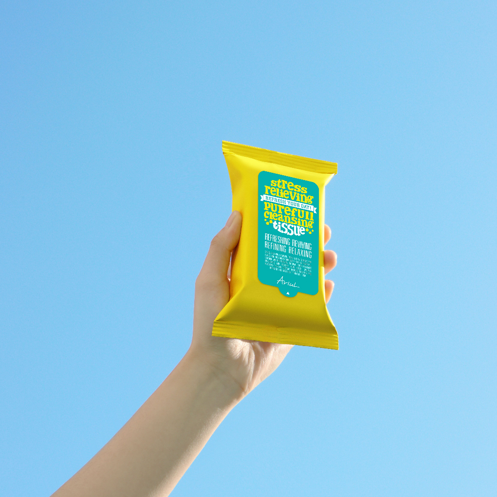 ARIUL Stress Relieving Purefull Cleansing Tissue (15 sheets)