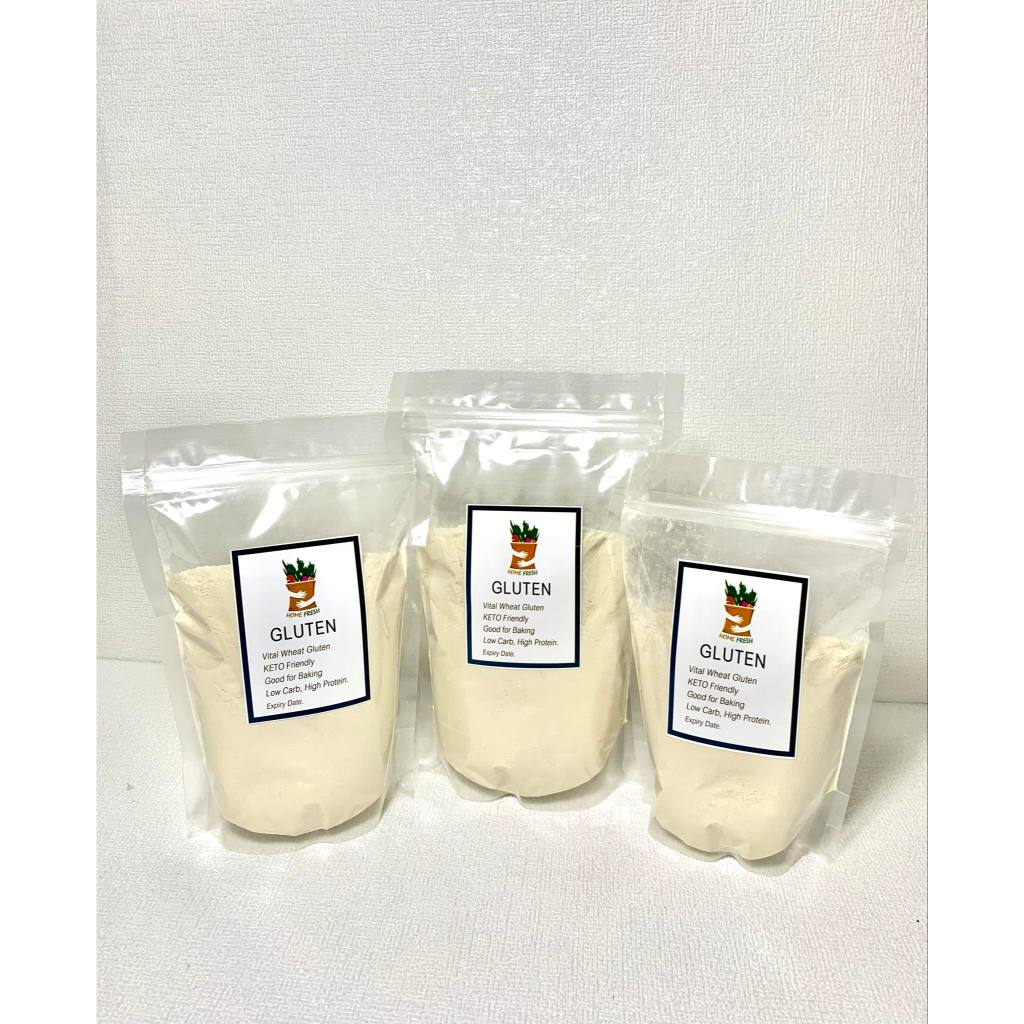 (ถูกที่สุด) แป้ง วีทกลูเตน 100%ไม่ผสม Vital Wheat Gluten เกรดพรีเมี่ยม ชนิดผงละเอียด คุณภาพดี