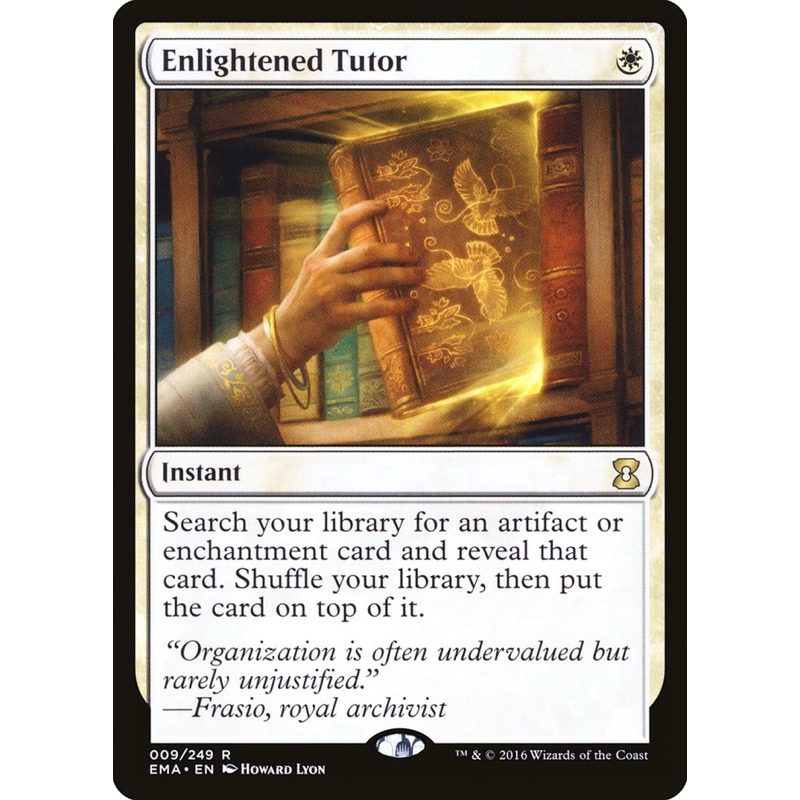 [Eternal Masters] - [EMA] - (R) - [Enlightened Tutor] [Foil] - [2016]