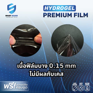 [ไม่เจาะโลโก้] Hydrogel TPU ฟิล์มไฮโดรเจล ฟิล์มหลังและขอบข้างรอบเครื่อง ฟิล์มไฮโดรเจล รอบเครื่อง iPhone 17 16 15 14 13
