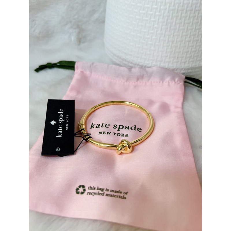 ✨Sailor's Knot Hinge Bangle🌟 กำไล Kate Spade สีทอง