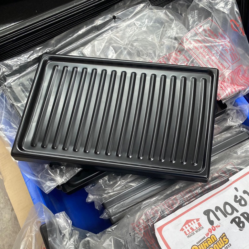 ถาดย่างบาร์บีคิว BBQ   ขนาด 31 x 20 x 2 ซม. – โปรปัง