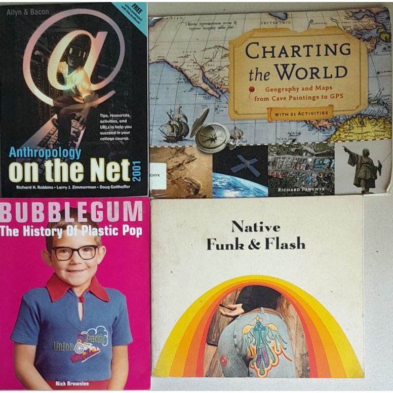 ks18-6 Anthropology on the Net, Charting the World, History of Plastic Pop, Flunk&Flash หนังสือมือสอ