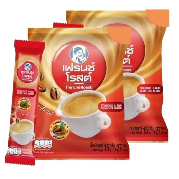 Frenche Roast Signature Blend Coffee 15g.  X 27 ซอง (2 แพค) เฟรนช์ โรสต์ กาแฟ ซิกเนเจอร์เบลนด์