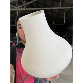แจกันดอกไม้ สูง10นิ้ว Vase Ceramics ตกแต่งแจกันเซรามิกที่เรียบง่ายให้สวยและทันสมัย ออกใบกำกับภาษีได้
