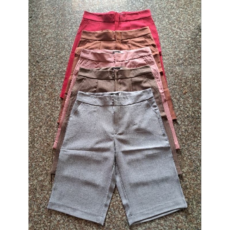 ลดราคา 🦩กางเกงขา3ส่วน [M-48+] นาโน ผ้าไม่ต้องรีด ดูแลง่าย - รูปที่ 7