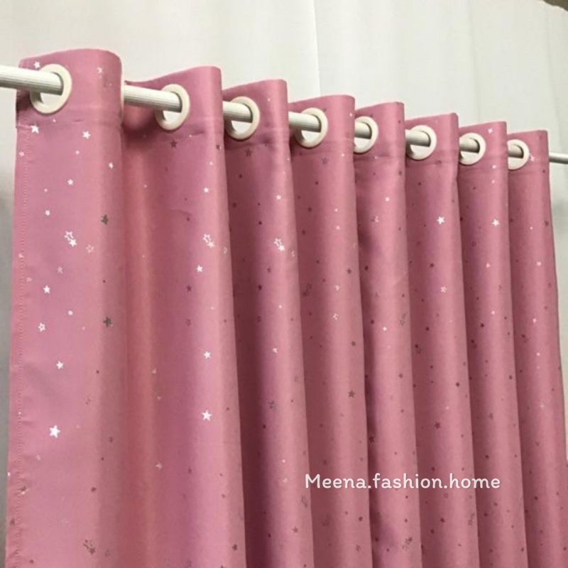 ผ้าม่านกันแสงยูวี ลายดาวยอดนิยมลดราคาพิเศษจากโรงงาน