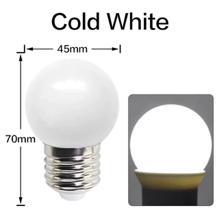 RGB หลอดไฟ 3W E27 220V 300LM PVC ตกแต่งงานปาร์ตี้ในสวนพลาสติกที่มีสีสันต่ำโวลต์หลอดไฟ G45 LED Light