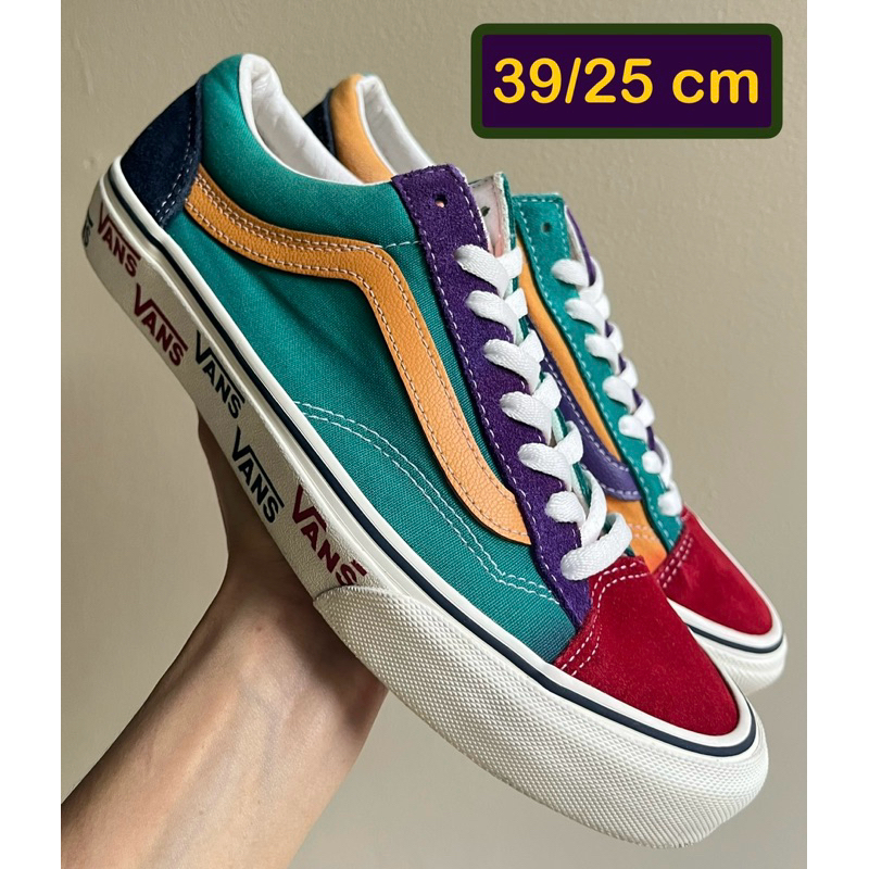 Used🇬🇧Vans oldskool Style 36 Patchwork แท้💯ขายเฉพาะในประเทศอังกฤษUK มือสอง