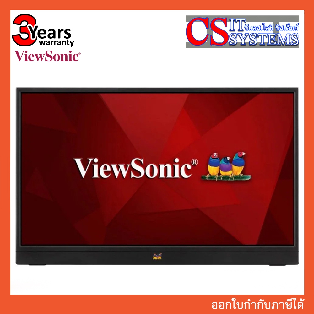 PORTABLE MONITOR (จอแบบพกพา) ViewSonic VA1655 16" IPS FHD 60Hz