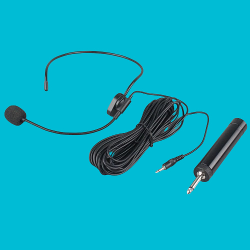 Super Professional Microphone Dynamic ไมค์คาดศรีษะ / ไมค์หนีบเสื้อ แบบสาย ไมโครโฟน ชนิด Condenser ไมค์คาดหัว